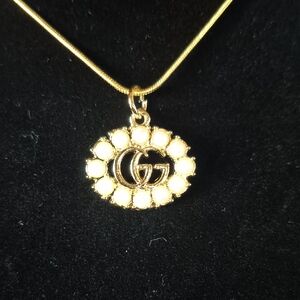 Luxurious Upcycled Gold Pendant Necklace #74